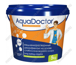 Медленный хлор AquaDoctor C-90T в таблетках 5кг Медленный хлор AquaDoctor C-90T в таблетках 5кг