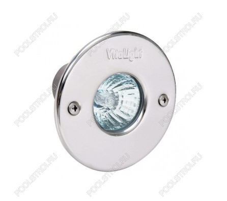 Светильник галоген.Vitalight 50Вт.12В. накладка AISI-316L. корпус RG-бронза. бетон. каб. 2м